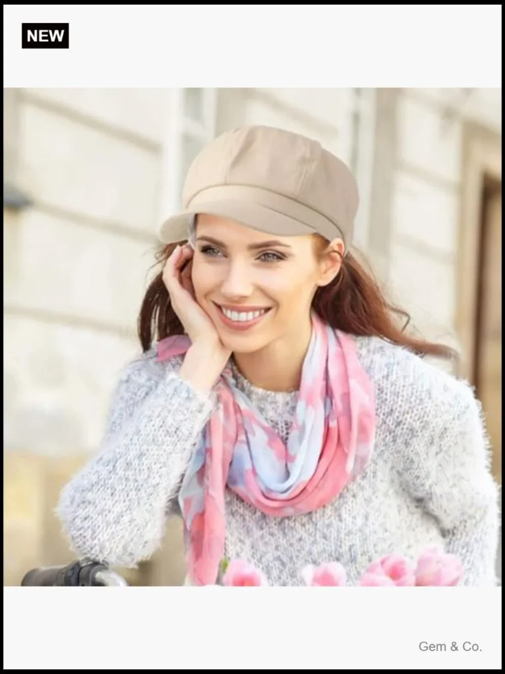 2-Piece Newsboy Hats with Adjustable Drawstring, Lightweight Cotton Blend